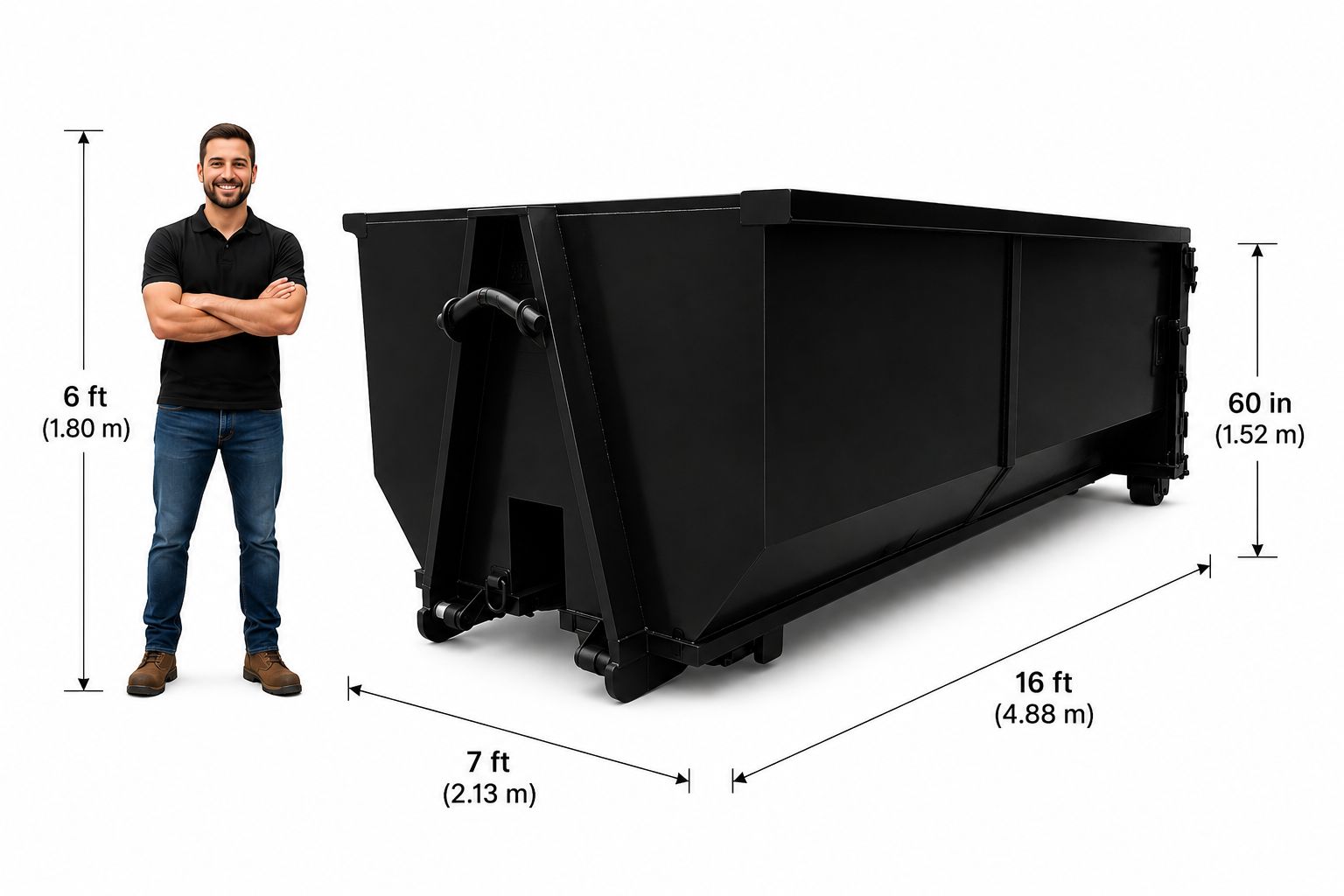 20 yard dumpster dimensions